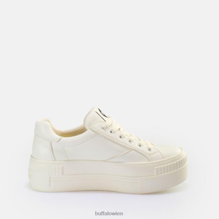 bei Buffalo gepaarte Schnür-Lo-Sneaker-Low-Vegan Weiss 0FX48674 |Turnschuhe