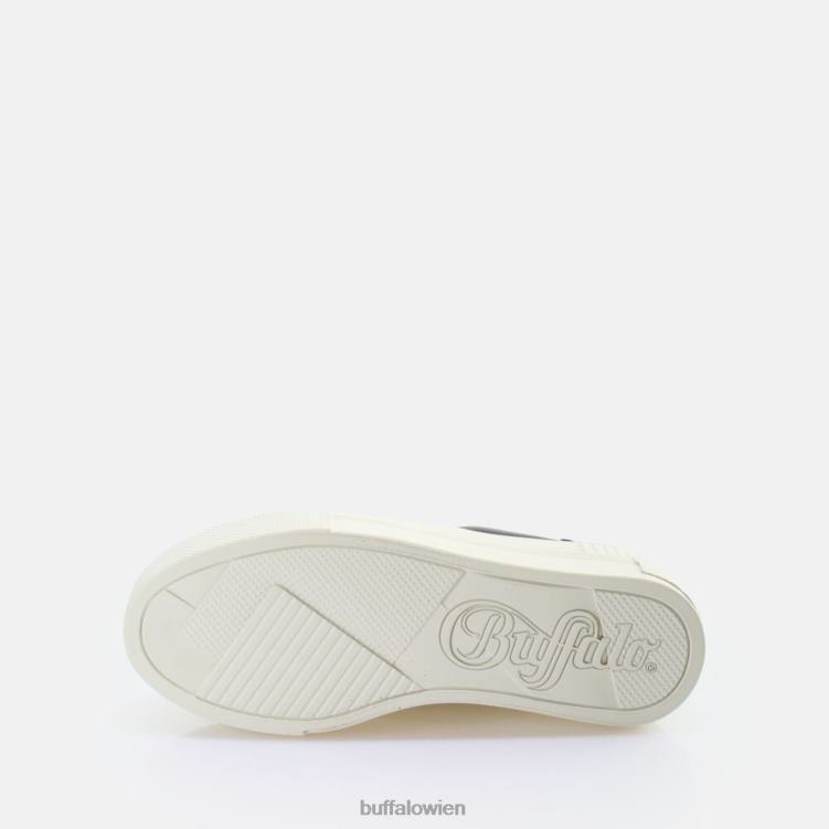 bei Buffalo gepaarte Schnür-Lo-Sneaker-Low-Vegan schwarz/cremefarben 0FX48377 |Turnschuhe