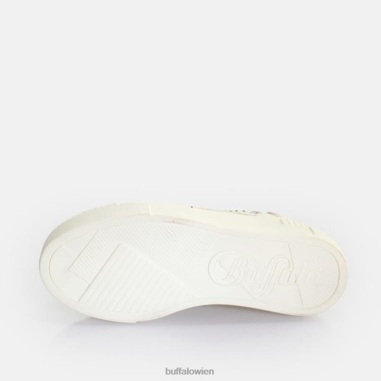 bei Buffalo gepaarte Schnür-Lo-Sneaker-Low-Vegan weißes Graffiti 0FX48545 |Turnschuhe