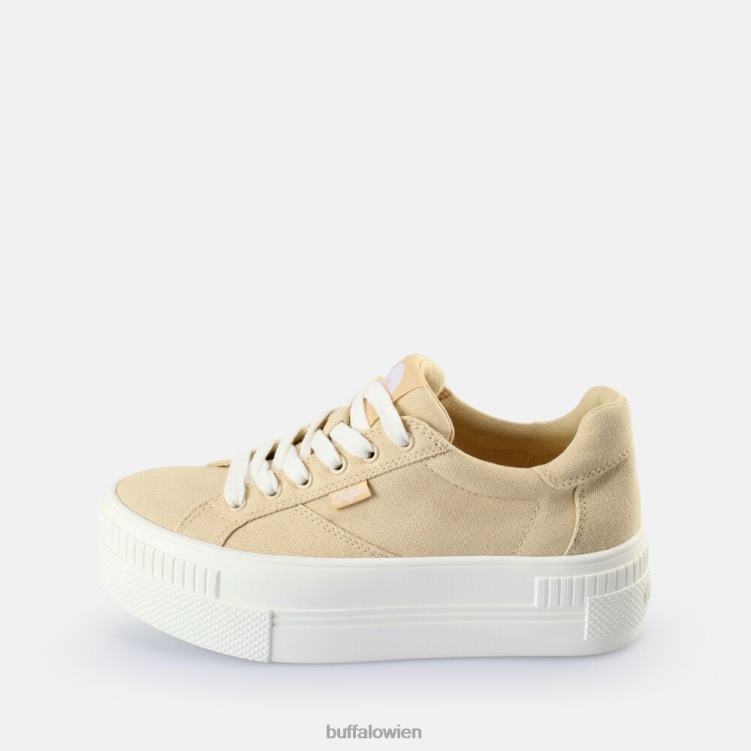 bei Buffalo gepaarte Sneakers Low Vegan Beige 0FX48381 |Turnschuhe