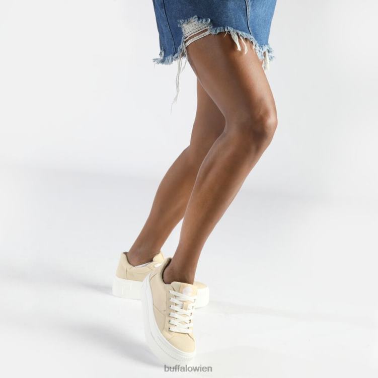 bei Buffalo gepaarte Sneakers Low Vegan Beige 0FX48381 |Turnschuhe