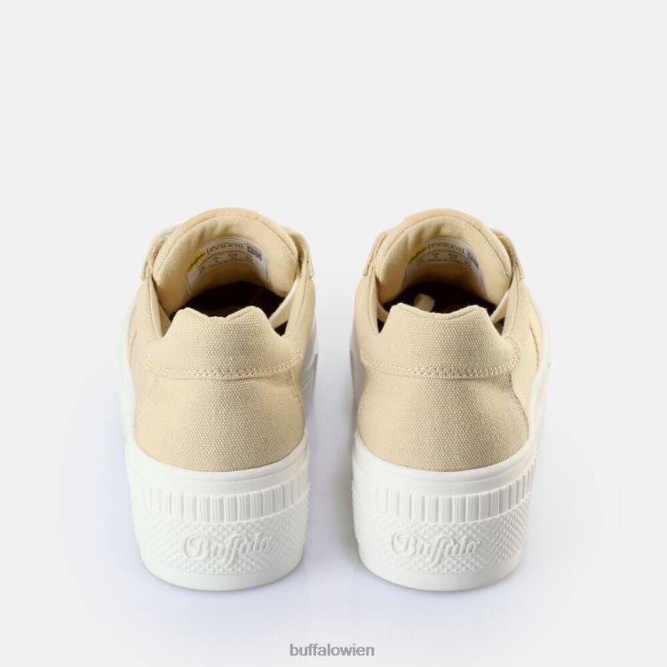 bei Buffalo gepaarte Sneakers Low Vegan Beige 0FX48381 |Turnschuhe