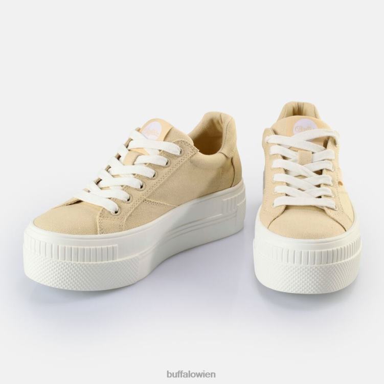 bei Buffalo gepaarte Sneakers Low Vegan Beige 0FX48381 |Turnschuhe