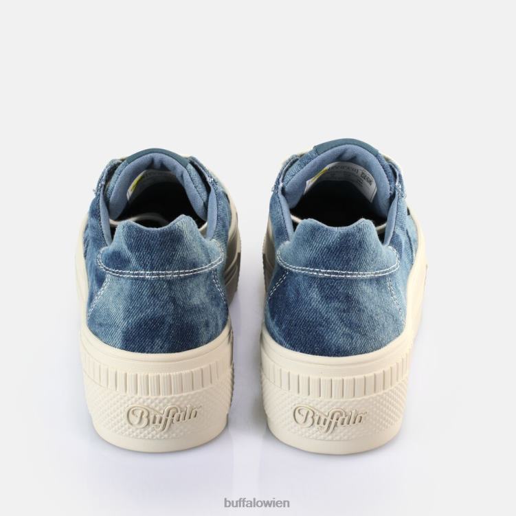bei Buffalo gepaarte Sneakers Low Vegan Denim Blue 0FX48114 |Turnschuhe