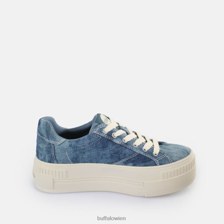 bei Buffalo gepaarte Sneakers Low Vegan Denim Blue 0FX48114 |Turnschuhe
