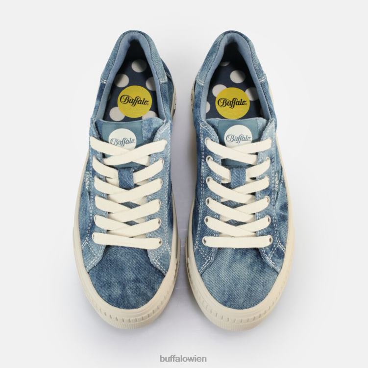 bei Buffalo gepaarte Sneakers Low Vegan Denim Blue 0FX48114 |Turnschuhe