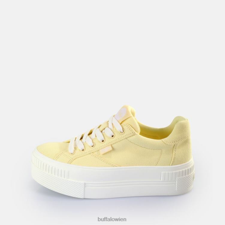 bei Buffalo gepaarte Sneakers Low Vegan Gelb 0FX48113 |Turnschuhe