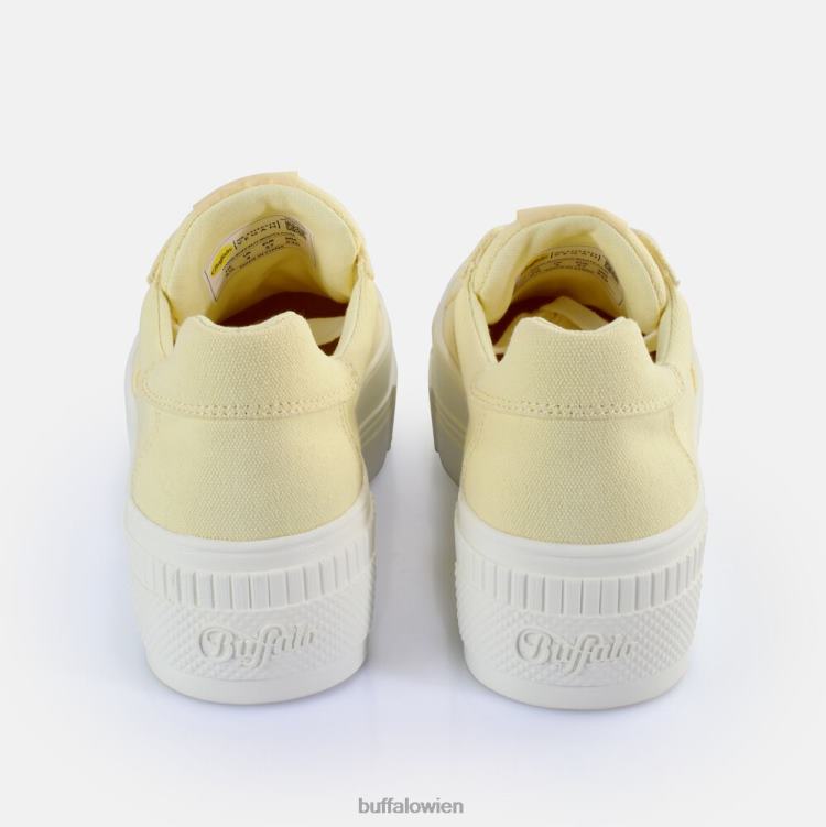 bei Buffalo gepaarte Sneakers Low Vegan Gelb 0FX48113 |Turnschuhe