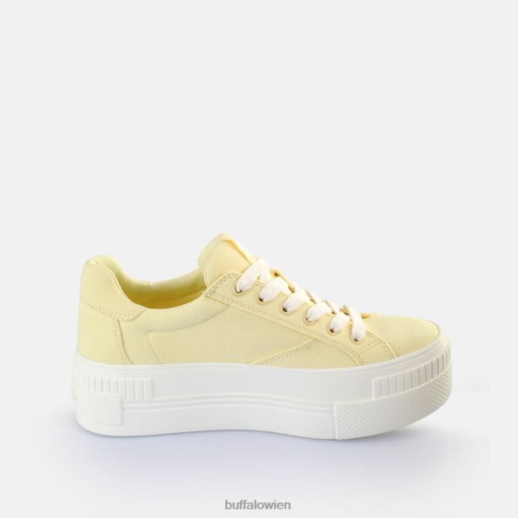 bei Buffalo gepaarte Sneakers Low Vegan Gelb 0FX48113 |Turnschuhe