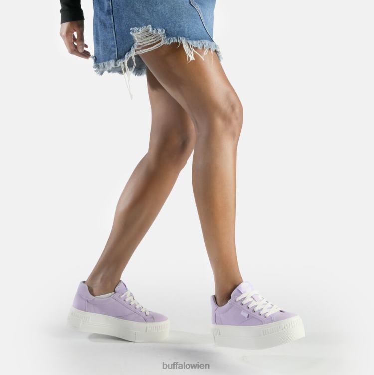 bei Buffalo gepaarte Sneakers Low Vegan Lavendel 0FX48116 |Turnschuhe