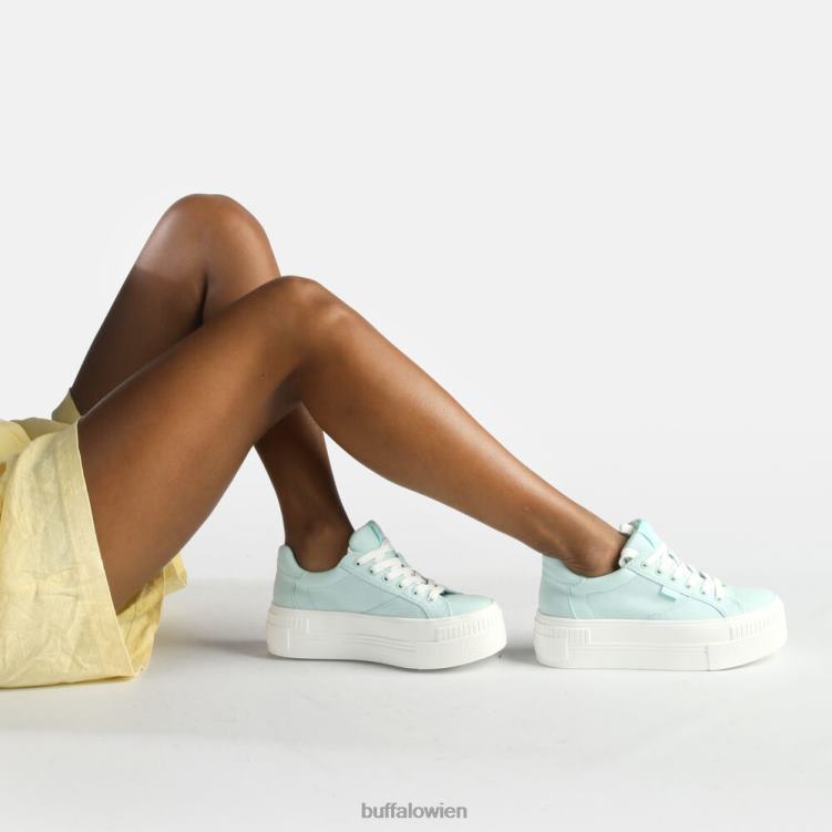 bei Buffalo gepaarte Sneakers Low Vegan Minze 0FX48117 |Turnschuhe