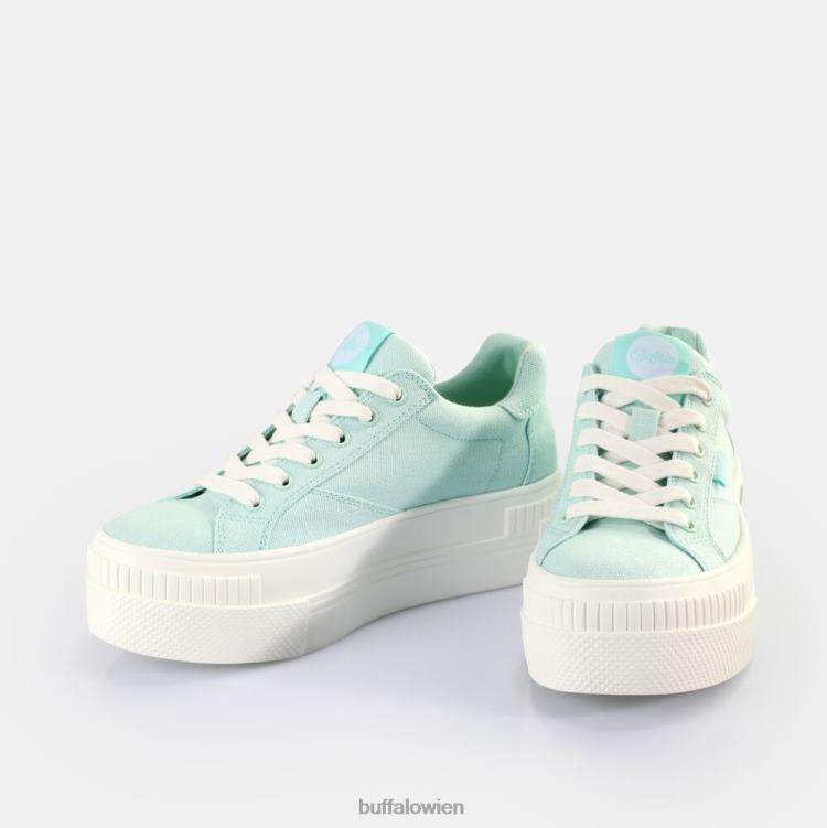 bei Buffalo gepaarte Sneakers Low Vegan Minze 0FX48117 |Turnschuhe