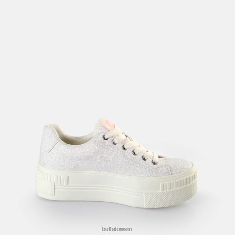bei Buffalo gepaarte Sneakers Low Vegan weiß/regenbogen 0FX48457 |Turnschuhe