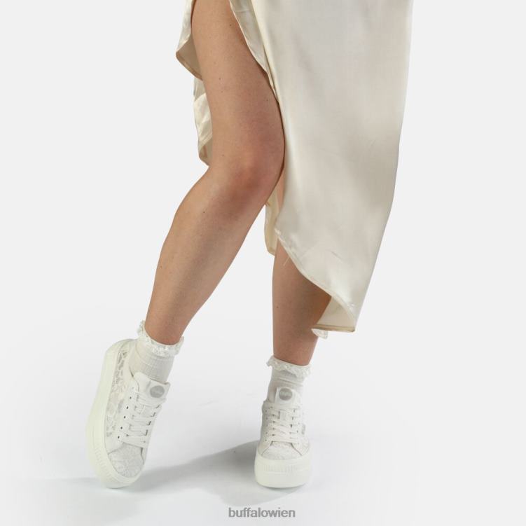 bei Buffalo gepaarter Bloom-Sneaker vegan Weiss 0FX4820 |Turnschuhe