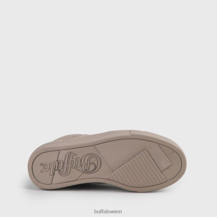 bei Buffalo gepaarter Pl-Sneaker aus Nubukleder Taupe 0FX48792 |Turnschuhe