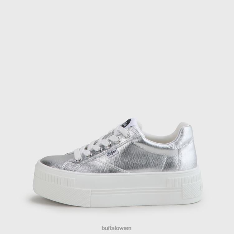 bei Buffalo gepaarter Sneaker vegan Silber 0FX48112 |Turnschuhe