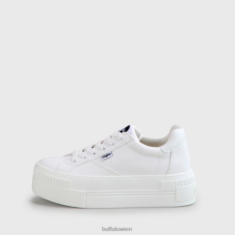 bei Buffalo gepaarter Sneaker vegan Weiss 0FX48111 |Turnschuhe