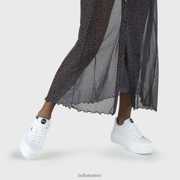 bei Buffalo gepaarter Sneaker vegan Weiss 0FX48111 |Turnschuhe