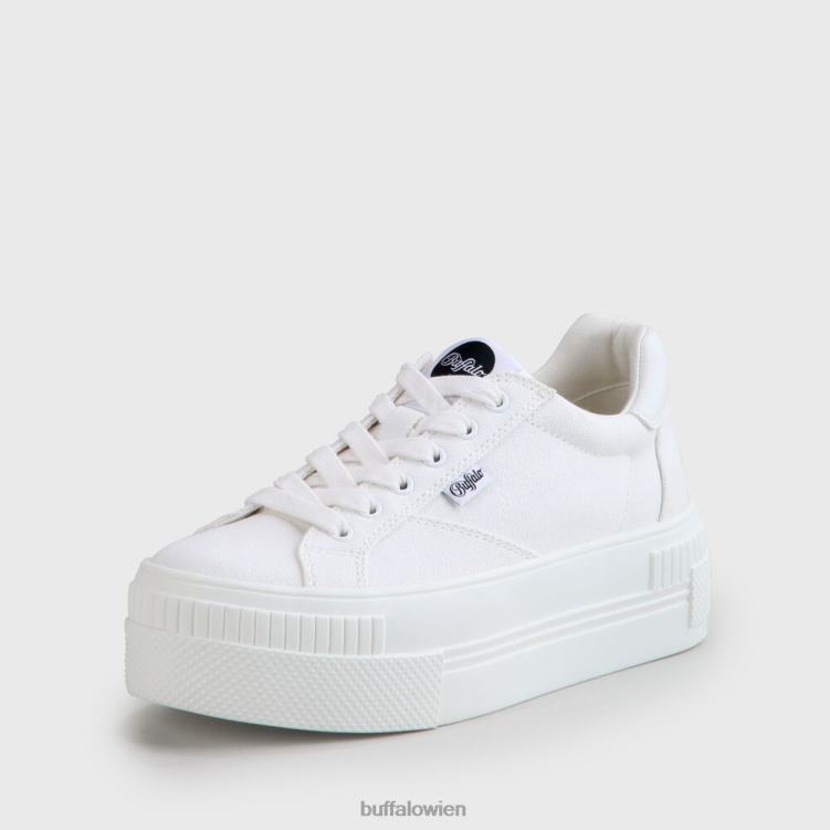 bei Buffalo gepaarter Sneaker vegan Weiss 0FX48111 |Turnschuhe