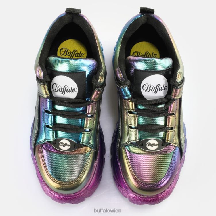 bei Buffalo klassische Sneaker Low vegan Meerjungfrau lila 0FX48135 |Turnschuhe