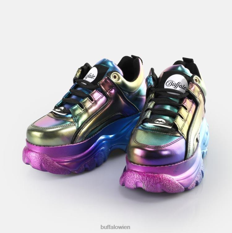 bei Buffalo klassische Sneaker Low vegan Meerjungfrau lila 0FX48135 |Turnschuhe