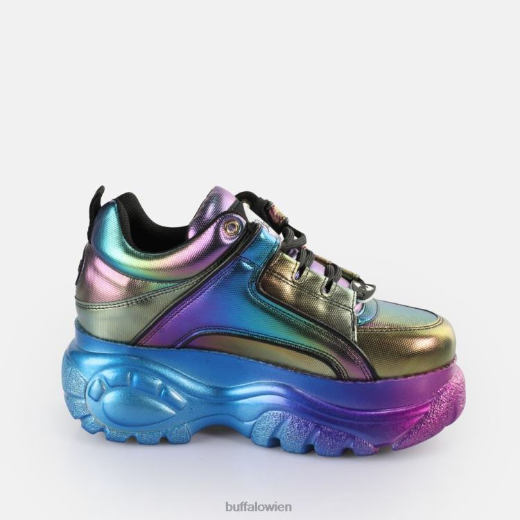 bei Buffalo klassische Sneaker Low vegan Meerjungfrau lila 0FX48135 |Turnschuhe