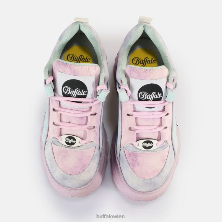 bei Buffalo klassische Sneaker Low vegan Pastell-Multi 0FX48667 |Turnschuhe