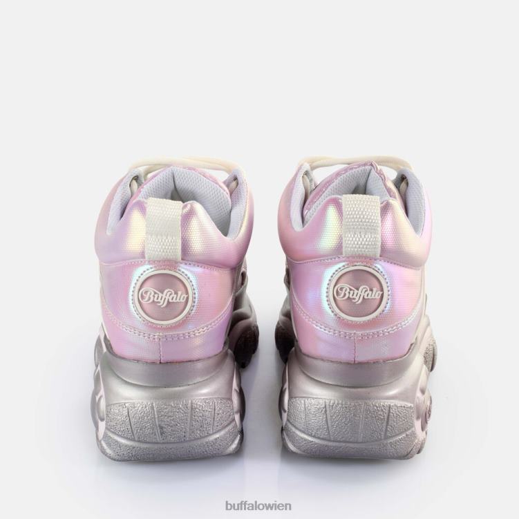 bei Buffalo klassische Sneaker Low vegan rosa metallic 0FX48269 |Turnschuhe
