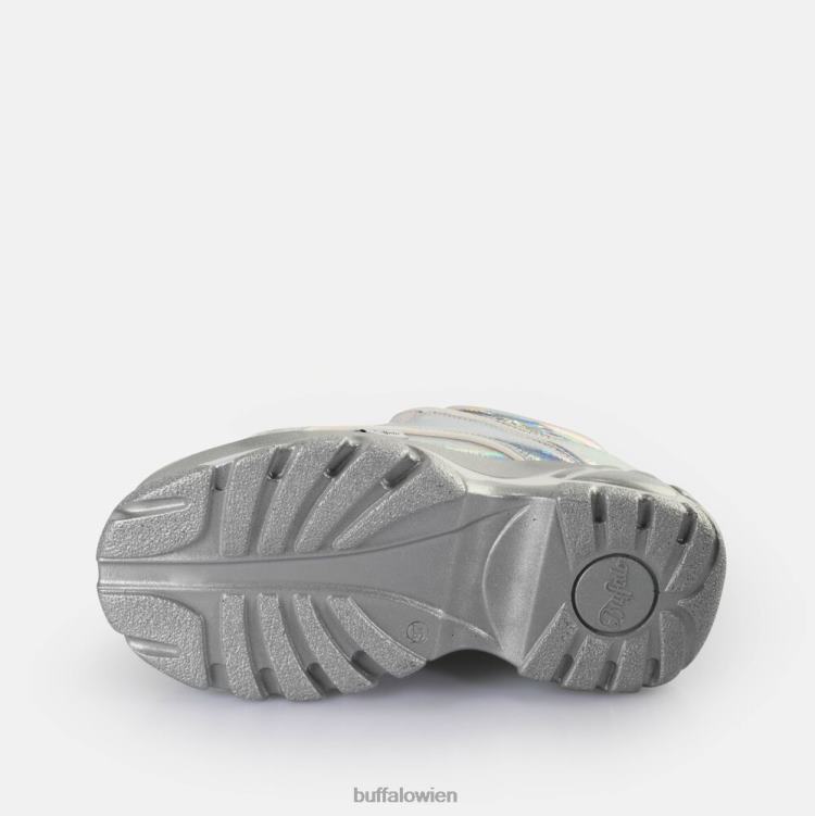 bei Buffalo klassische Sneaker Low vegan silbernes Holo 0FX48260 |Turnschuhe