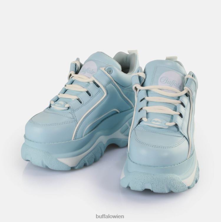 bei Buffalo klassische Sneakers niedrig Baby blau 0FX48550 |Turnschuhe