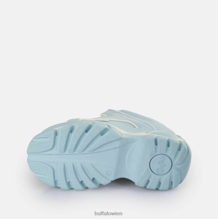 bei Buffalo klassische Sneakers niedrig Baby blau 0FX48550 |Turnschuhe