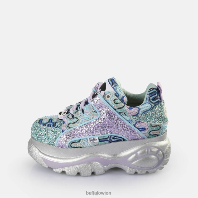 bei Buffalo klassische Sneakers niedrig Neon-Aqua 0FX48119 |Turnschuhe