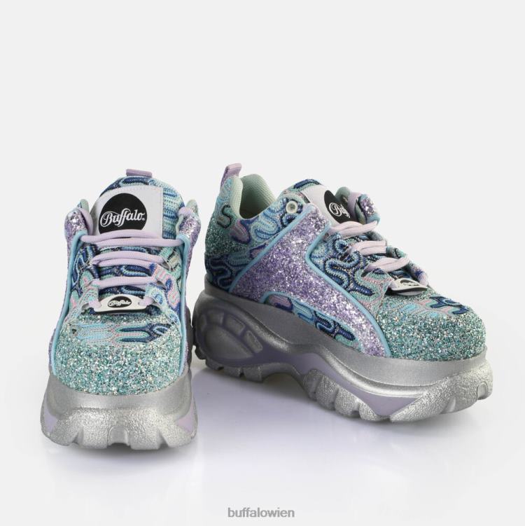 bei Buffalo klassische Sneakers niedrig Neon-Aqua 0FX48119 |Turnschuhe