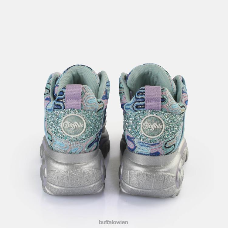 bei Buffalo klassische Sneakers niedrig Neon-Aqua 0FX48119 |Turnschuhe