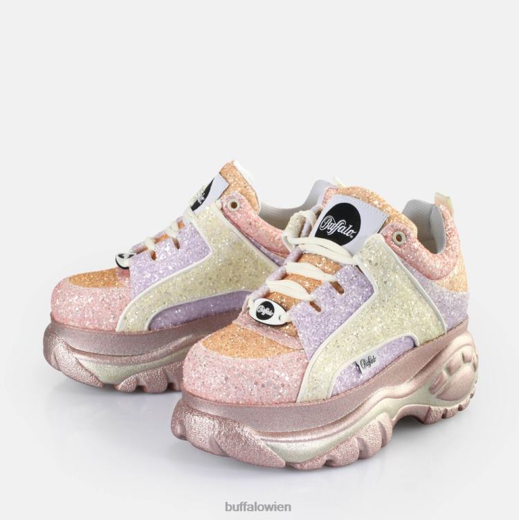 bei Buffalo klassische Sneakers niedrig Pastell-Multi 0FX48366 |Turnschuhe