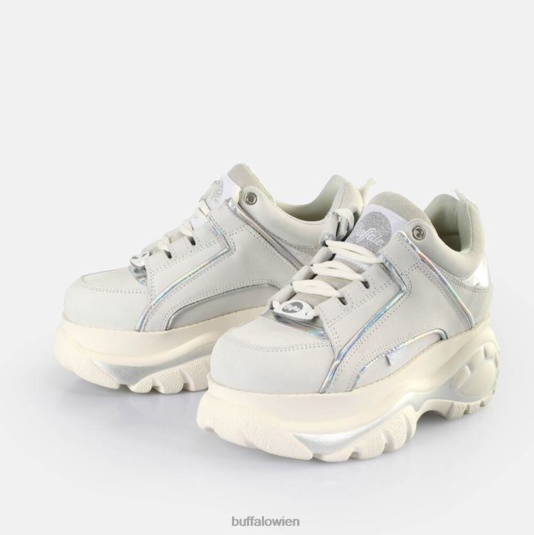 bei Buffalo klassische Sneakers niedrig cremefarben/silber 0FX48446 |Turnschuhe