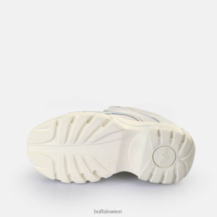 bei Buffalo klassische Sneakers niedrig cremefarben/silber 0FX48446 |Turnschuhe