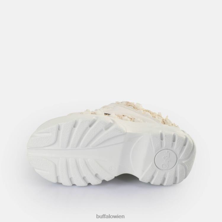 bei Buffalo klassische Sneakers niedrig weiße Blüte 0FX48136 |Turnschuhe