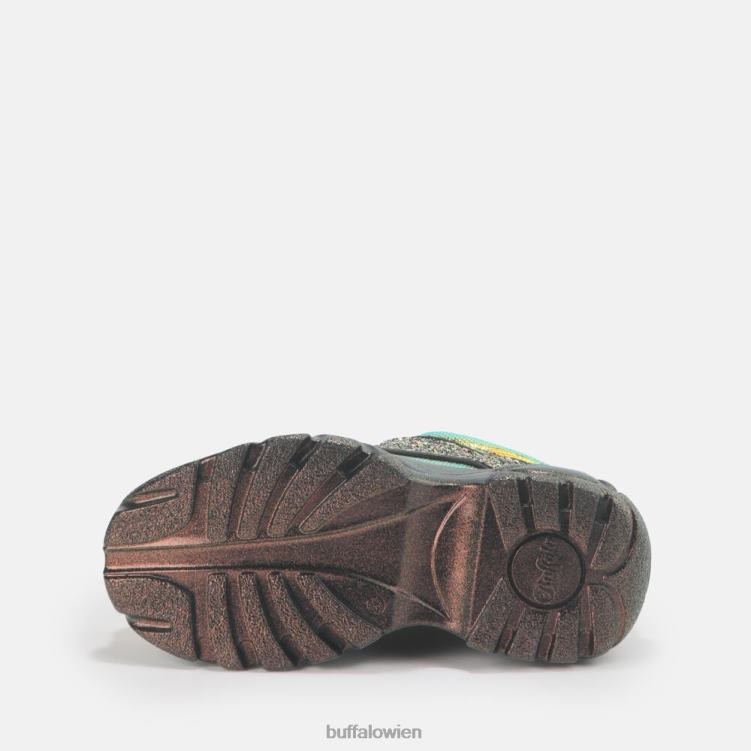 bei Buffalo klassischer Sneaker Low aus Leder Gold 0FX48888 |Turnschuhe