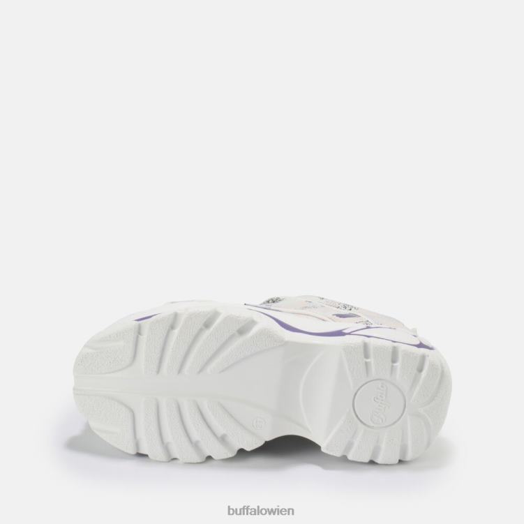 bei Buffalo klassischer Sneaker Low aus Leder Pink Lila 0FX48777 |Turnschuhe