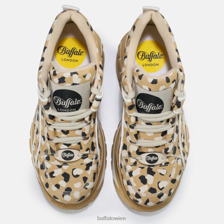 bei Buffalo klassischer Sneaker Low aus Leder weiß schwarz 0FX48702 |Turnschuhe