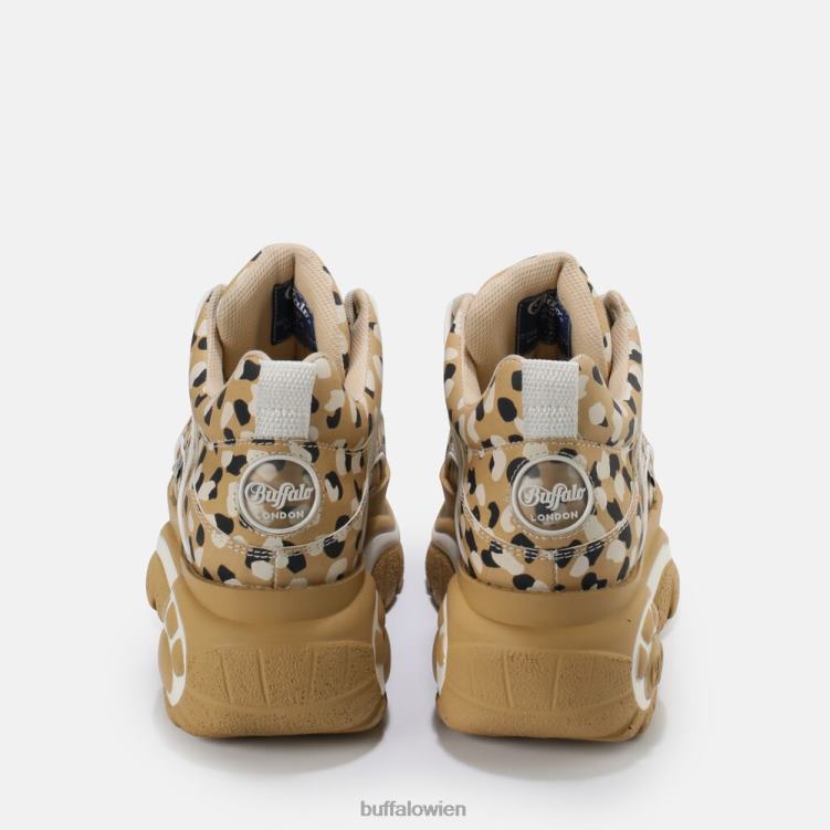 bei Buffalo klassischer Sneaker Low aus Leder weiß schwarz 0FX48702 |Turnschuhe