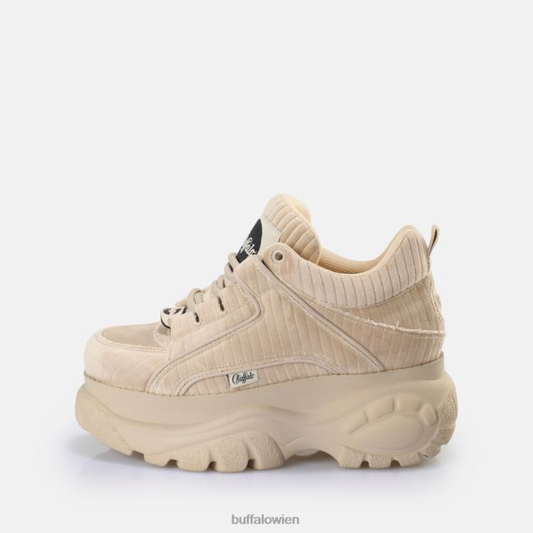 bei Buffalo klassischer Sneaker Low vegan Beige 0FX48816 |Turnschuhe