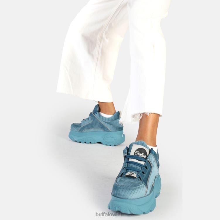 bei Buffalo klassischer Sneaker Low vegan Benzin 0FX48882 |Turnschuhe