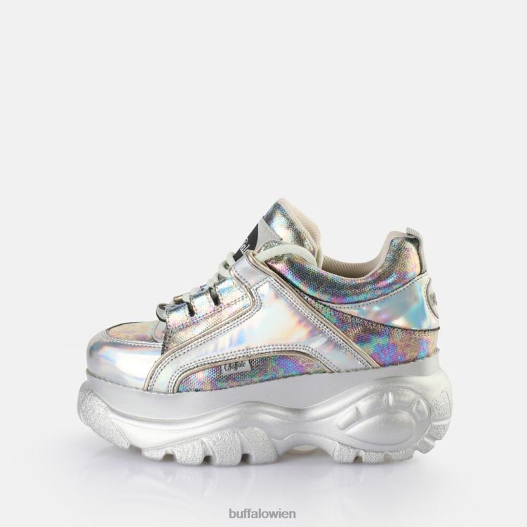 bei Buffalo klassischer Sneaker Low vegan Meerjungfrau Silber 0FX48389 |Turnschuhe