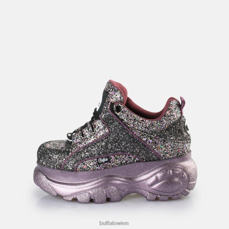 bei Buffalo klassischer Sneaker Low vegan Schwarz 0FX48887 |Turnschuhe