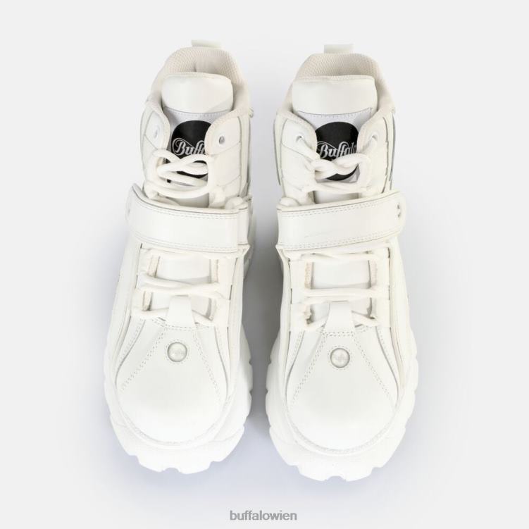 bei Buffalo klassischer Sneaker aus Lackleder Weiss 0FX48787 |Turnschuhe