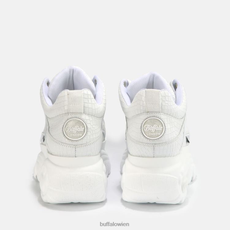 bei Buffalo klassischer Sneaker aus Leder Weiss 0FX48743 |Turnschuhe