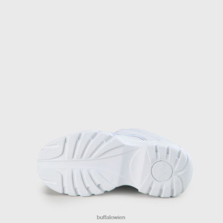 bei Buffalo klassischer Sneaker aus Nubukleder mit niedrigem Schaft Weiss 0FX48445 |Turnschuhe