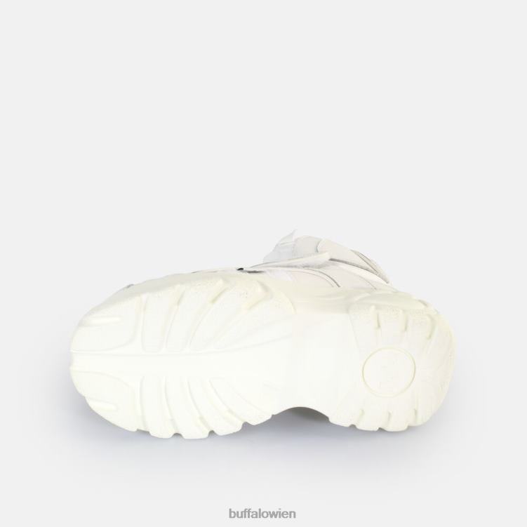 bei Buffalo klassischer Sneaker aus hochlackiertem Leder Schwarz 0FX48167 |Turnschuhe